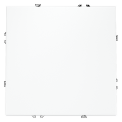 Перекрестный переключатель встраиваемый VOLTUM S70 одноклавишный 10А, (белый матовый)