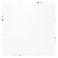 Выключатель с самовозвратом встраиваемый VOLTUM S70 одноклавишный 10А, (белый матовый)