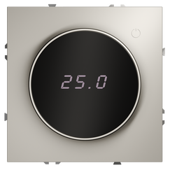 Терморегулятор электронный VOLTUM S70 с индикацией и датчиком, для теплого пола, (кашемир)