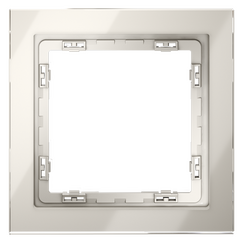 Рамка стеклянная VOLTUM S70 на 1 пост, (кашемир, стекло)