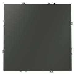 Выключатель с самовозвратом встраиваемый VOLTUM S70 одноклавишный 10А, (титан)