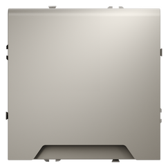 Розетка встраиваемая VOLTUM S70 с заземлением, защитными шторками и крышкой 16А, (кашемир)