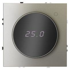 Терморегулятор электронный VOLTUM S70 с индикацией и датчиком, для теплого пола, (шелк)