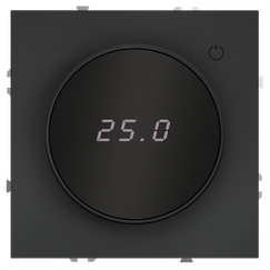 Терморегулятор электронный VOLTUM S70 с индикацией и датчиком, для теплого пола, (графит)