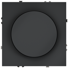 Светорегулятор встраиваемый VOLTUM S70 поворотно-нажимной 600 Вт, (графит)