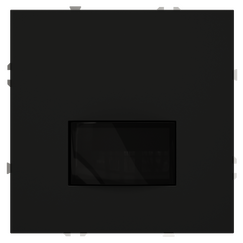 Датчик движения встраиваемый VOLTUM S70, (черный матовый)