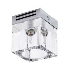 104010 Светильник ALTA QUBE LO CR G9 ХРОМ/ПРОЗРАЧНЫЙ