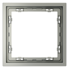 Рамка пластиковая VOLTUM S70 на 1 пост, (сталь)