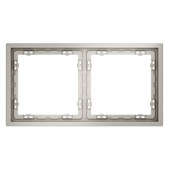 Рамка пластиковая VOLTUM S70 на 2 поста, (кашемир)