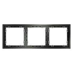 Рамка пластиковая VOLTUM S70 на 3 поста, (титан)