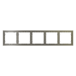 Рамка пластиковая VOLTUM S70 на 5 постов, (шелк)