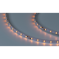 Лента светодиодная стандарт 3528, 60 LED/м, 4,8 Вт/м, 24В , IP20, Цвет: Желтый