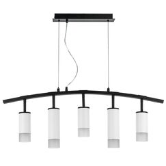 LR7353638621 Люстра RULLO 5х50W GU10 ЧЕРНЫЙ/БЕЛЫЙ (571735+214436-3+214486-2+202431-5)