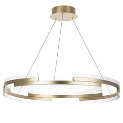 736333 Люстра ROTONDA 70W LED 3805LM 120G ЗОЛОТО 3000K