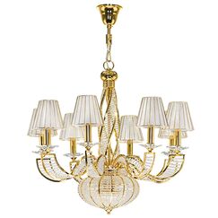 702102 Люстра подвесная ALVEARE 10х40W E14 ЗОЛОТО