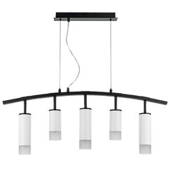 LR7353628631 Люстра RULLO 5х50W GU10 ЧЕРНЫЙ/БЕЛЫЙ (571735+214436-2+214486-3+202431-5)