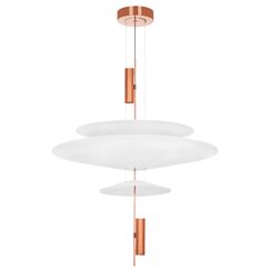 814532  2КОР! Люстра VIOLA LED 3x6W 560LM РОЗОВОЕ ЗОЛОТО/БЕЛЫЙ 3000K