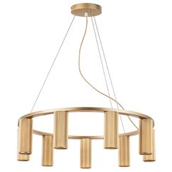 718093 Люстра ROMA 9х28W GU10 (led) CHAMPAGNE GOLD