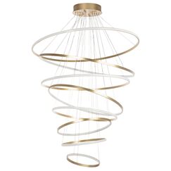 736483 Люстра ROTONDA 293W LED 8471LM 120G ЗОЛОТО 3000K