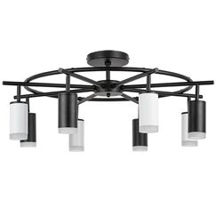 LR7183743640 Люстра RULLO 8х50W GU10 ЧЕРНЫЙ/БЕЛЫЙ (571718+214437-4+214436-4+202430-8)