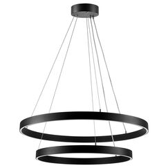 748127 Люстра SATURNO LED 84W 5800LM 70G ЧЕРНЫЙ 3000-6000K