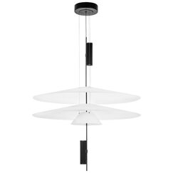 814531  2КОР! Люстра VIOLA LED 3x6W 560LM ЧЕРНЫЙ/БЕЛЫЙ 3000K