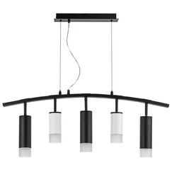 LR7353628731 Люстра RULLO 5х50W GU10 ЧЕРНЫЙ/БЕЛЫЙ (571735+214436-2+214487-3+202431-5)