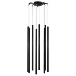 L8T747337 Люстра TUBO LED 40W 2400LM 25G ЧЕРНЫЙ 3000K (574737+747337 (8шт)