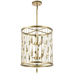 725163 Люстра FIRENZE 6х40W E14 ЗОЛОТО