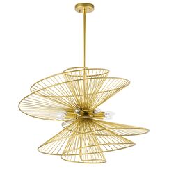 728183 Люстра ZETA 8х40W E14 ЗОЛОТО