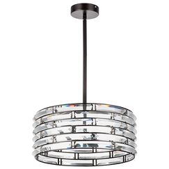 746048 Люстра AMERIGO 4х40W E14 УМБРА ПРОЗРАЧНЫЙ