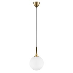 813032 Подвес GLOBO 1х40W E14 gold/white