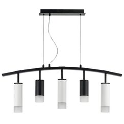 LR7353728631 Люстра RULLO 5х50W GU10 ЧЕРНЫЙ/БЕЛЫЙ (571735+214437-2+214486-3+202431-5)