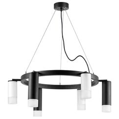 LR0168733631 Люстра RULLO 6х50W GU10 ЧЕРНЫЙ/БЕЛЫЙ (571016+214487-3+214436-3+202431-6)