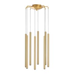 L8T747243 Люстра TUBO LED 40W 2560LM 25G ЗОЛОТО 4000K (574733+747243 (8шт)