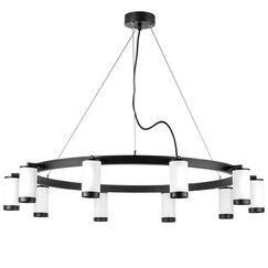 LR02036837 Люстра RULLO 10х50W GU10 ЧЕРНЫЙ/БЕЛЫЙ (571020+214436-10+203437-10)