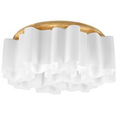 802095 Люстра NUBI LEGNO 9х40W E27 СВЕТЛОЕ ДЕРЕВО/БЕЛЫЙ