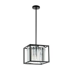 713037 Люстра REGOLO 3х40W G9 ЧЕРНЫЙ МАТОВЫЙ/ПРОЗРАЧНЫЙ