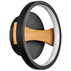 723627 Бра LODI LED 9W 720LM ЧЕРНЫЙ/ДЕРЕВО 3000K