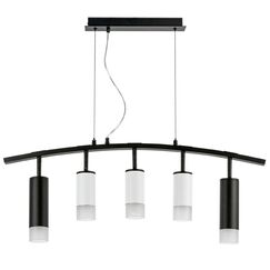 LR7358723631 Люстра RULLO 5х50W GU10 ЧЕРНЫЙ/БЕЛЫЙ (571735+214436-3+214487-2+202431-5)