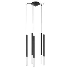 L5T747147 Люстра TUBO LED 25W 1400LM 360G ЧЕРНЫЙ 4000K (574727+747147 (5шт)