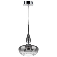 804401 Люстра ASTRA LED 12W 580LM ХРОМ/ДЫМЧАТЫЙ 3000K