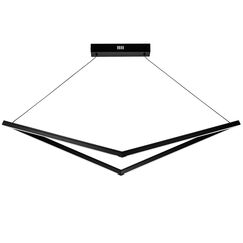 739297 Люстра PALLA 32W LED 1280LM ЧЕРНЫЙ 3000K