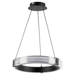 736247 Люстра ROTONDA 21W LED 1053LM 360G ЧЕРНЫЙ 3000K