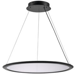 736367 Люстра ROTONDA 30W LED 2059LM 130G ЧЕРНЫЙ 3000K