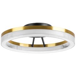 736040 Люстра ROTONDA 21W LED 1053LM 180G ЧЕРНЫЙ/ЛАТУНЬ 3000K