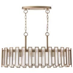 712162 Люстра AGAVE 6х40W E27 ШАМПАНЬ/ПРОЗРАЧНЫЙ