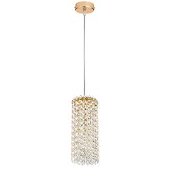 795322 Подвес CRISTALLO 1х40W G9 ЗОЛОТО