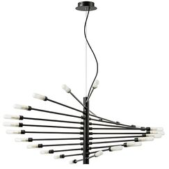 733247 Люстра RAGNO 24х40W G9 ЧЕРНЫЙ МАТОВЫЙ