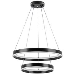 736427 Люстра ROTONDA 165W LED 5040LM 120G ЧЕРНЫЙ 3000-6000K